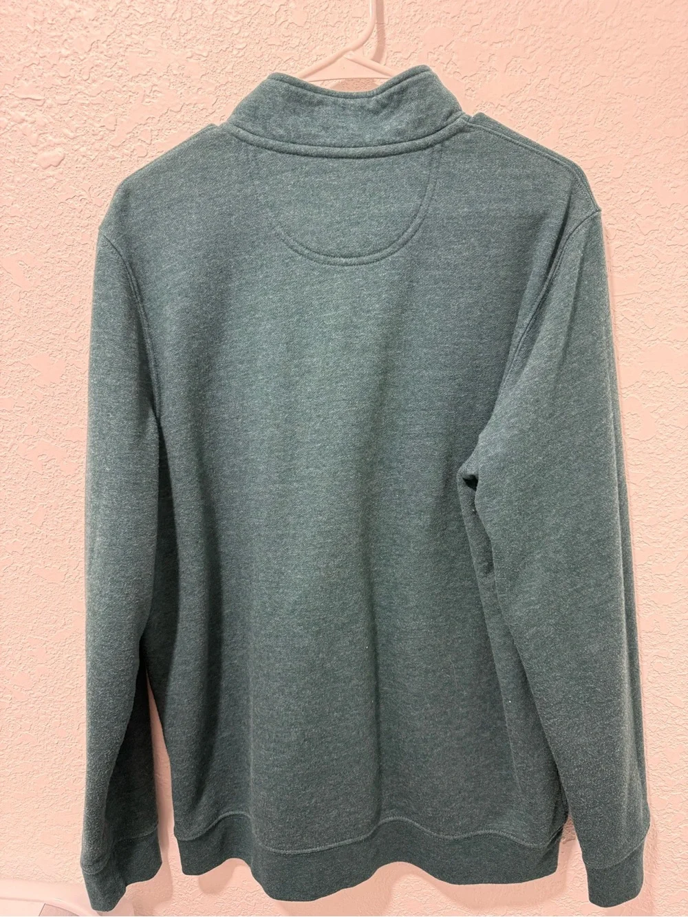 croft & barrow Men's Teal Half-Zip Sweater